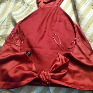 Crop top backless top